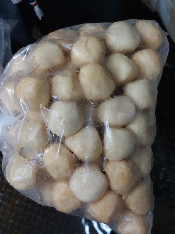 包裝炸魚蛋